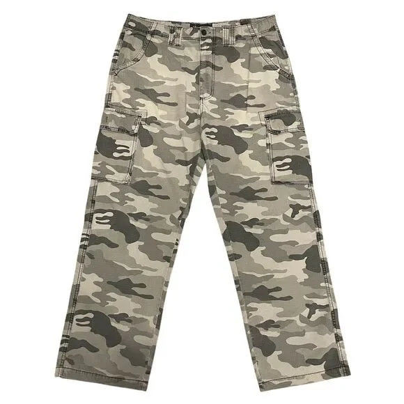 Beverly Hills Polo Club Men's Camouflage Cargo Pants Size 36 Inseam 32 - Picture 7 of 8